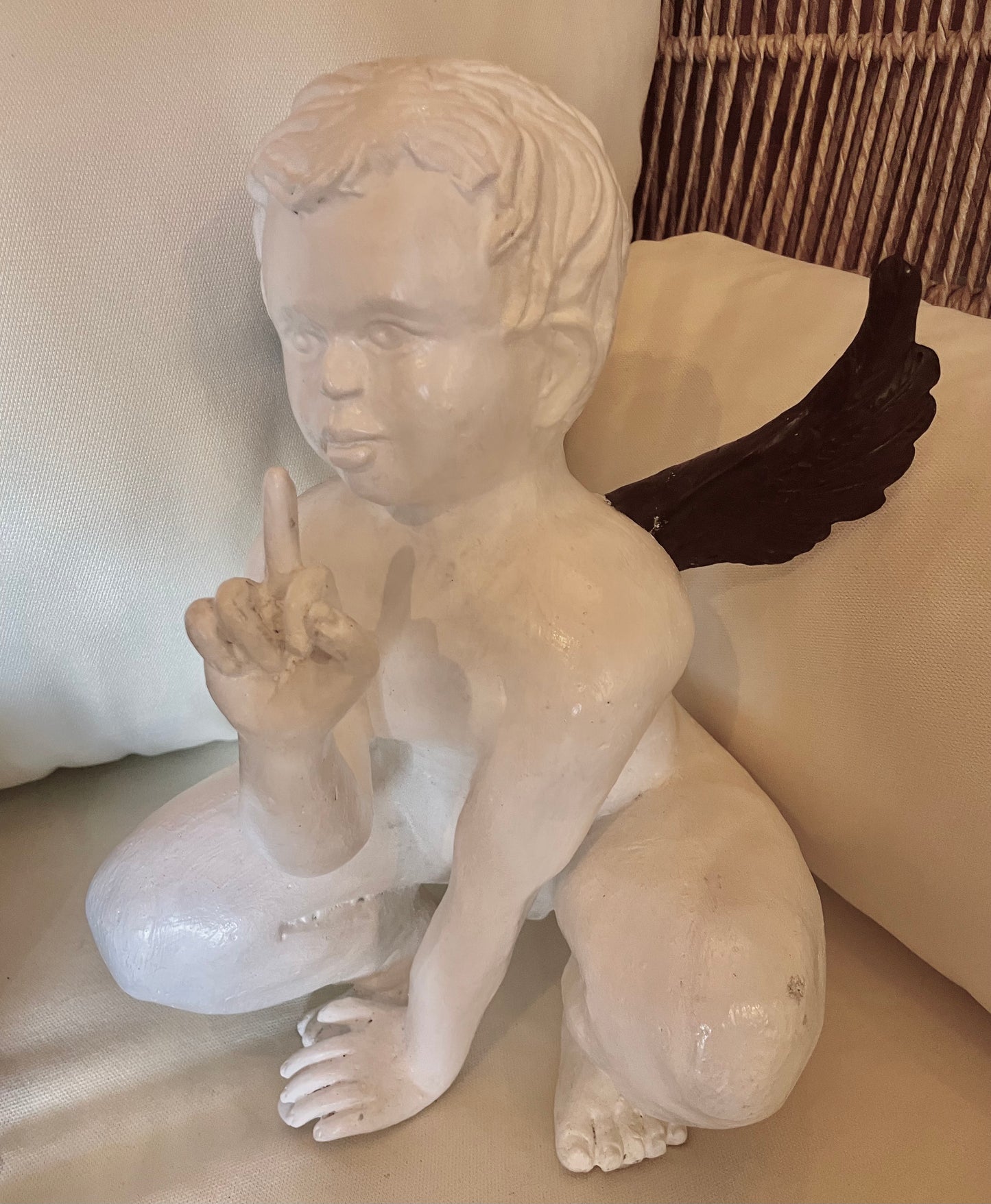 Handmade White Bronze Angel