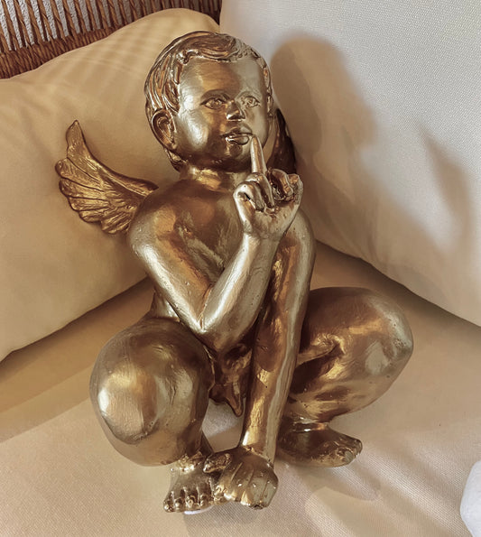 Handmade Bronze Gold Angel