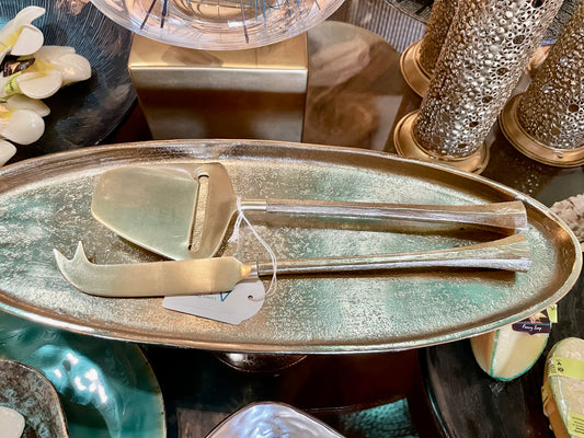 Gold Cheese Set of 2