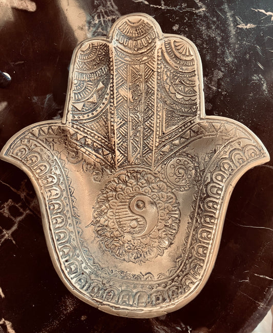 Handmade Bronze Hamsa Hand