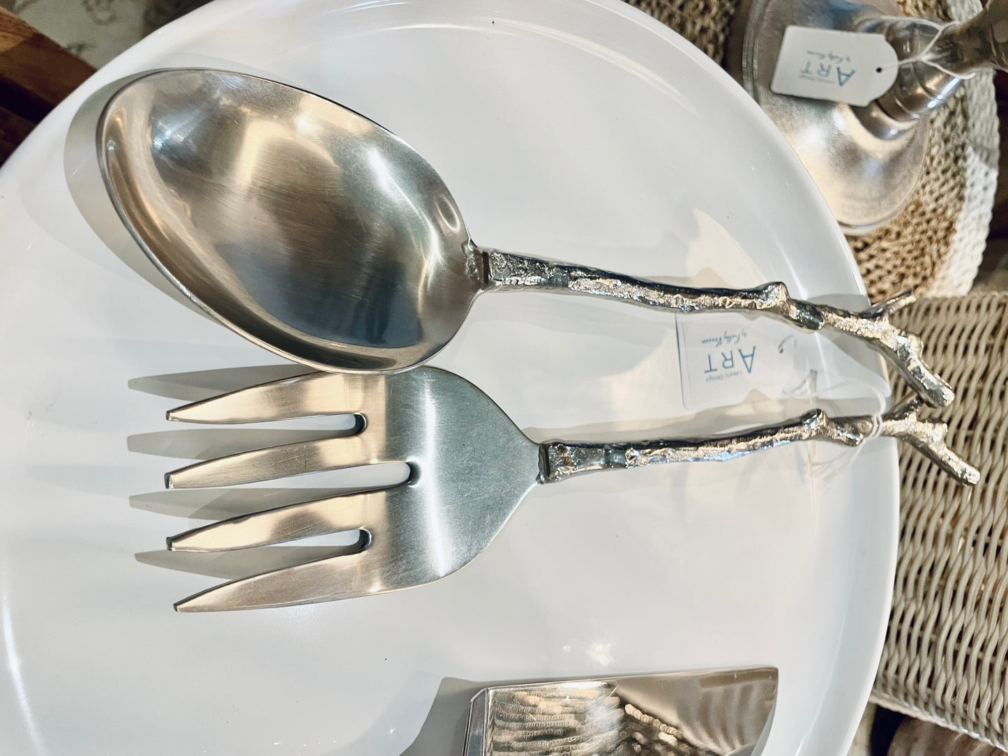 Silver Salad Set of 2