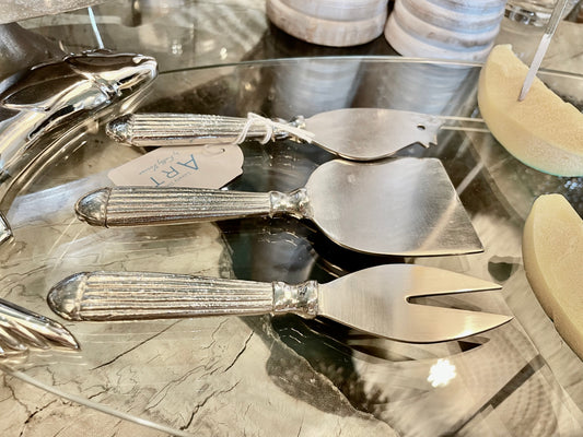 Silver Cheese Set