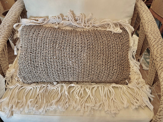 Handmade Seagrass Cushion Cover