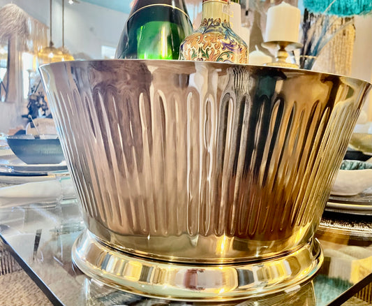 Gold Round Champagne Holder