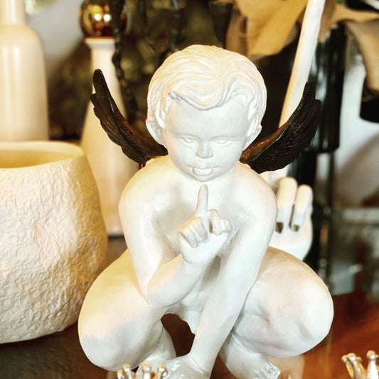 Handmade White Bronze Angel