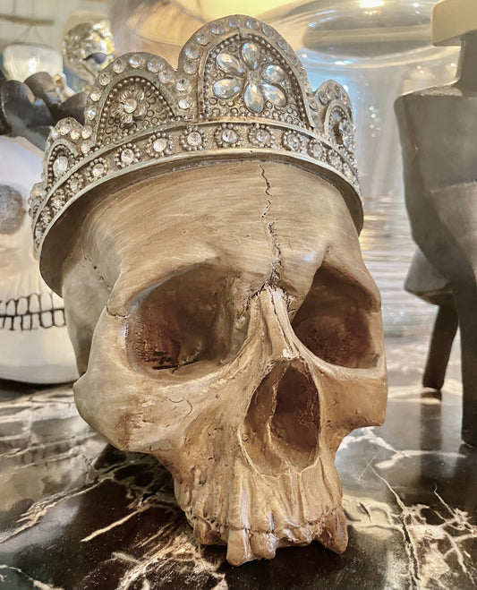 Decorative Skull with Crown