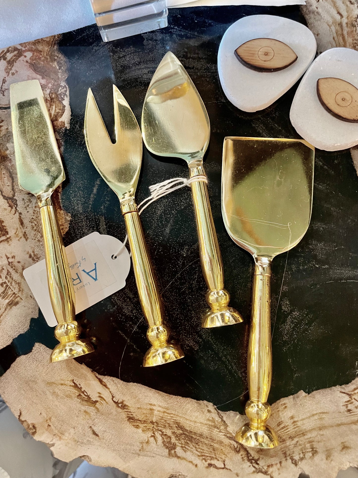 Gold Cheese Set of 4