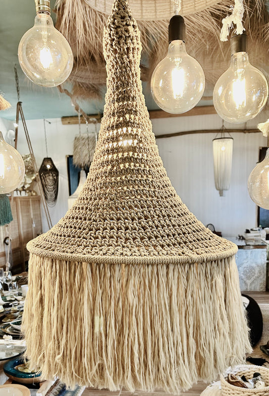 Knitted Natural Pendant Lamp