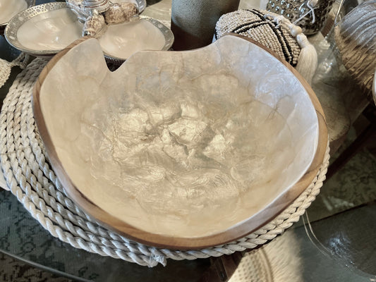 Unshaped Mother of Pearl Bowl