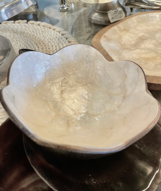 Mother of Pearl Flower Bowl