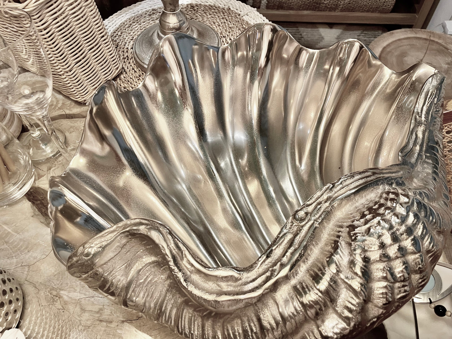 Silver Stainless Steel Calm Bowl